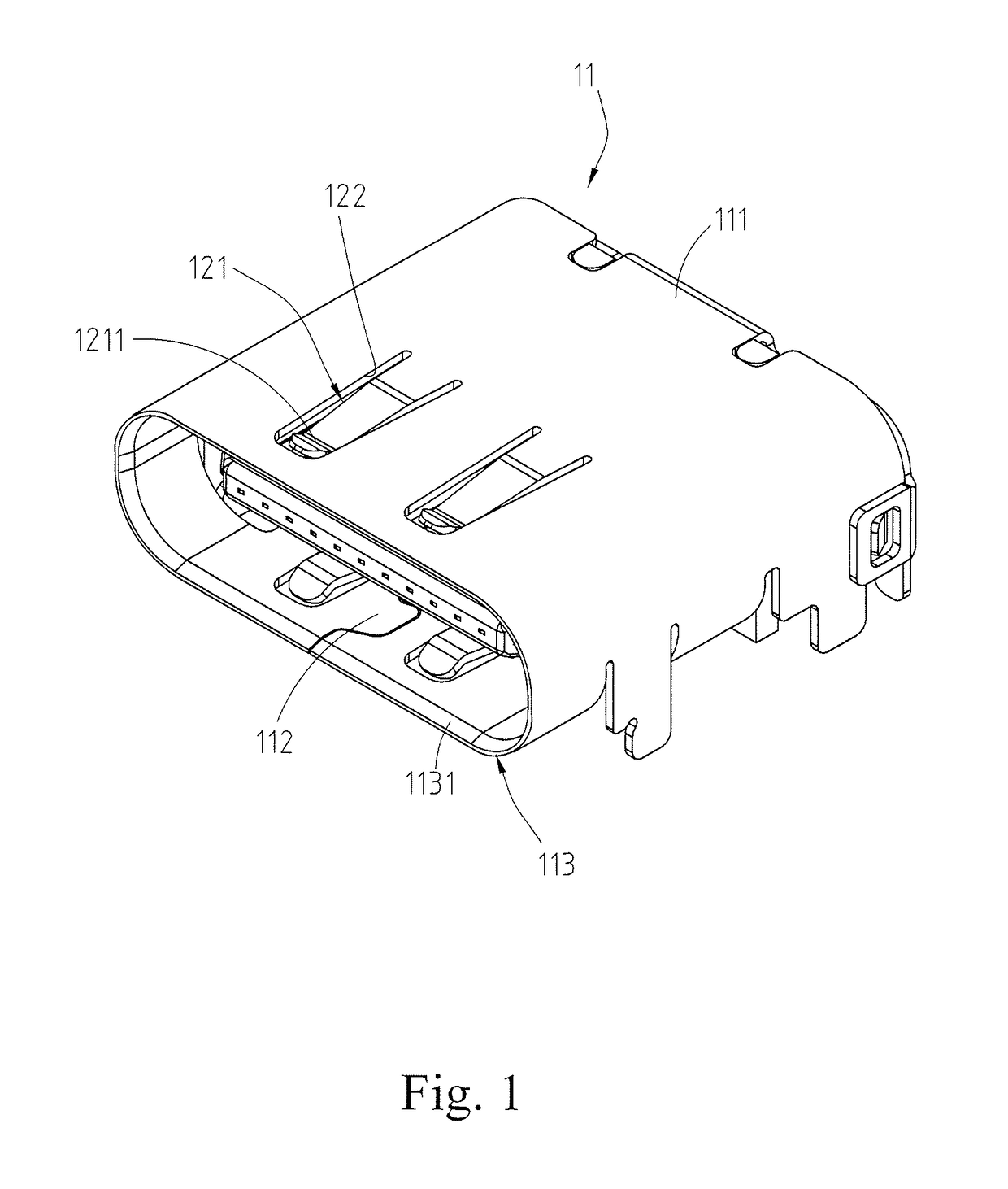 Electrical receptacle connector