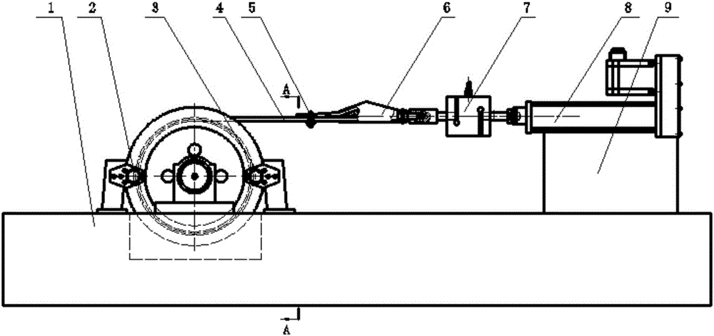 Device and method for monitoring dynamic contact status between multi-layer winding steel wire rope and winding drum of extradeep well