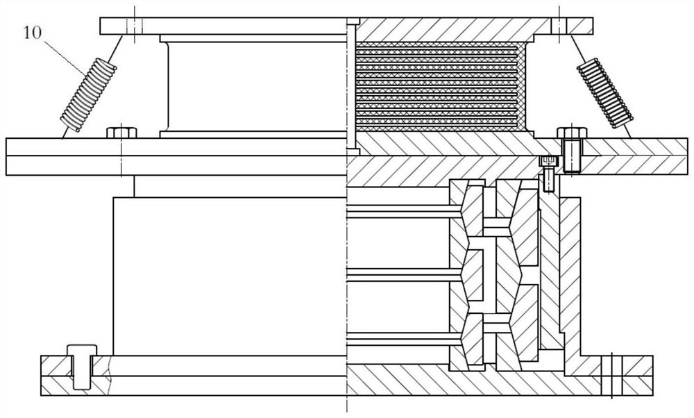 Vertical shock isolation device