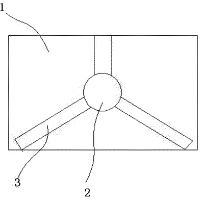 Triangular show shelf