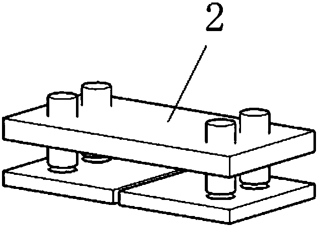 Tensioning anchoring testing device and method for pre-stress carbon fiber plate reinforced steel beam