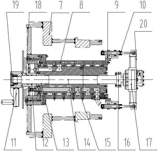 A retractable swivel joint