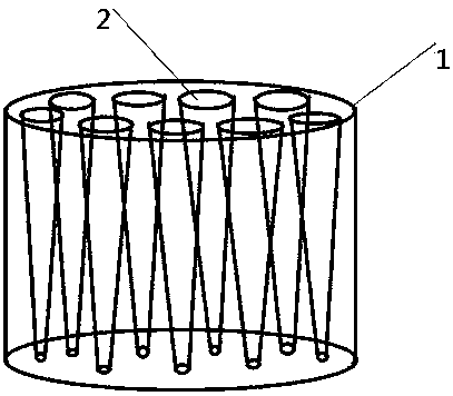 Separated type chopstick storage box