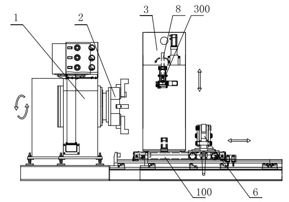 Five-axis steel pipe intersecting line cutter