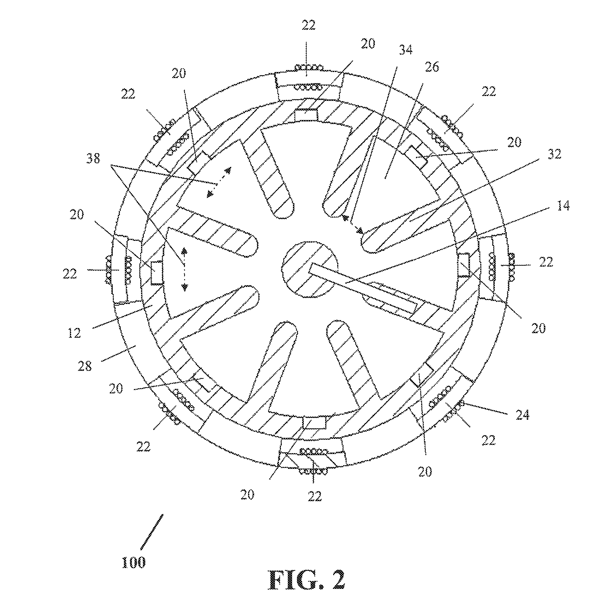 Phase and frequency locked magnetron