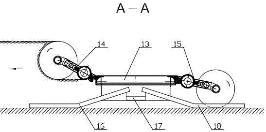 Lateral type double-drum opencast machine