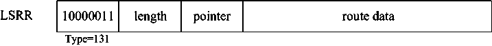 Implementation method of autonomous extensible IP internet (AEIP) by loose source and record route (LSRR)