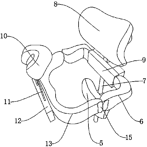 Chair with adjustable opening-closing-type chest embracing part and jaw support