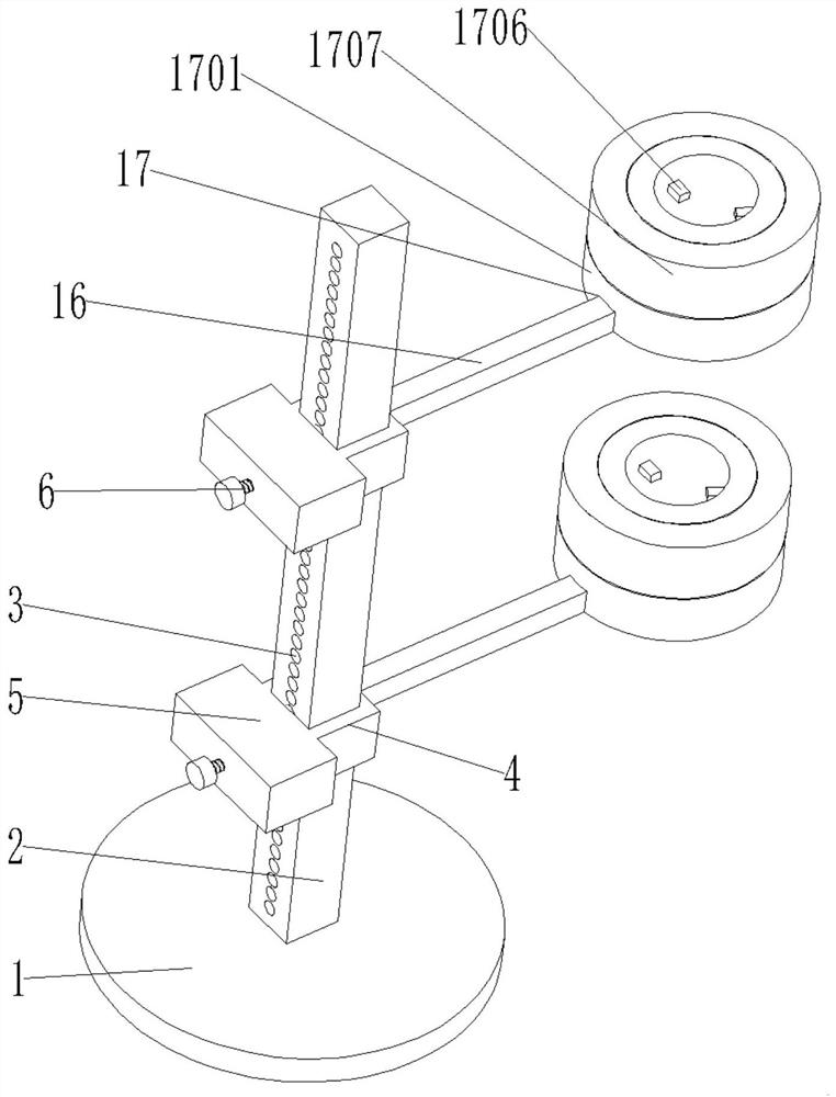 Slender object brazing coaxial positioning device capable of preventing brazing filler metal from flowing