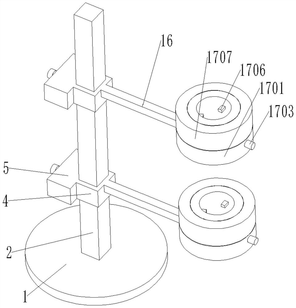 Slender object brazing coaxial positioning device capable of preventing brazing filler metal from flowing