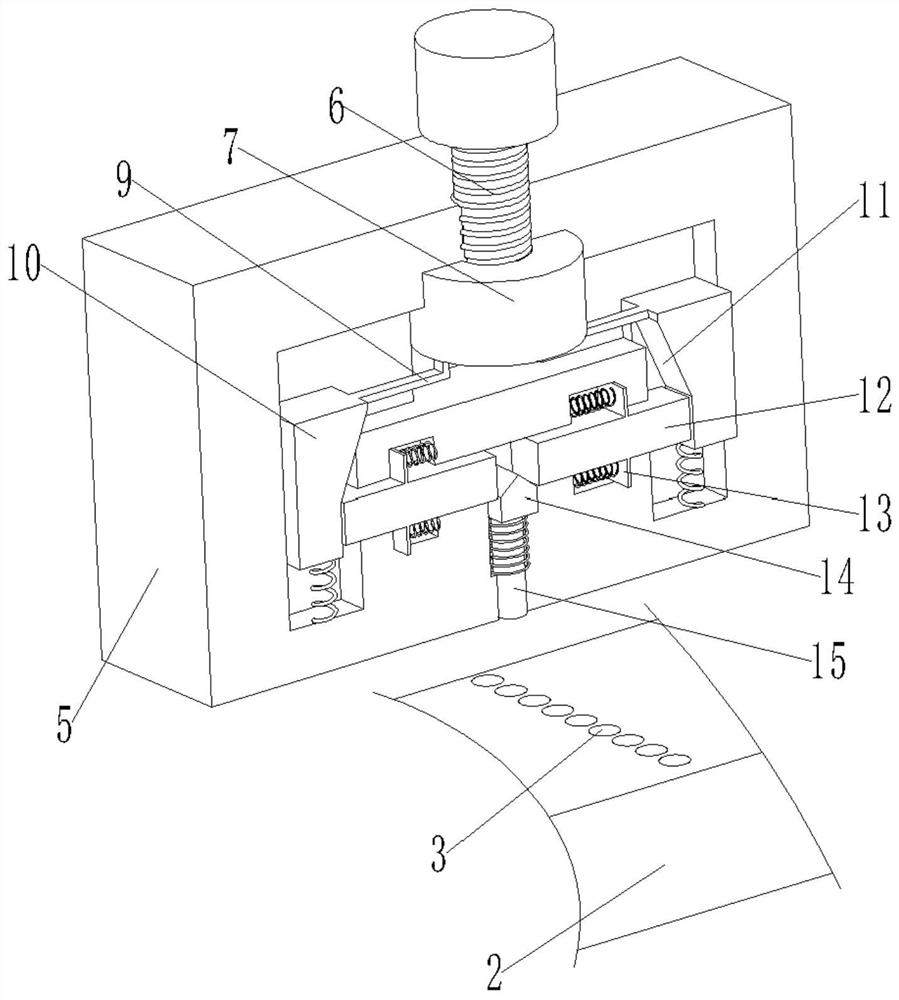 Slender object brazing coaxial positioning device capable of preventing brazing filler metal from flowing