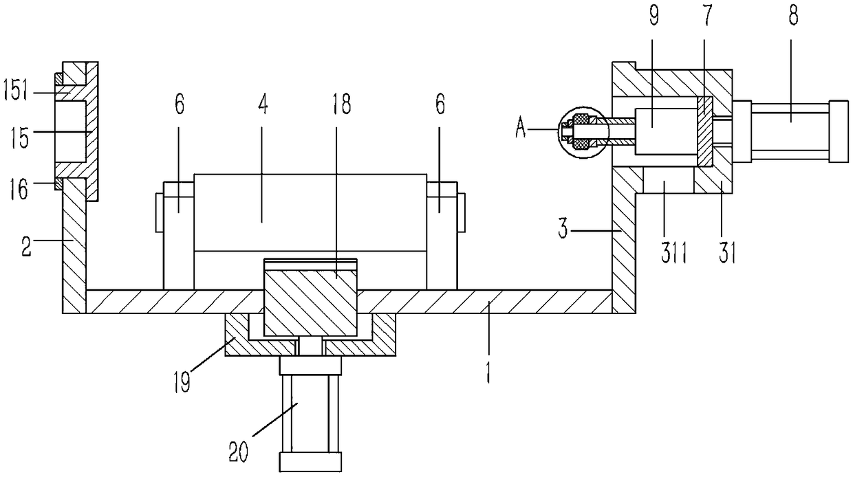 A pressing device applied to a labeling machine