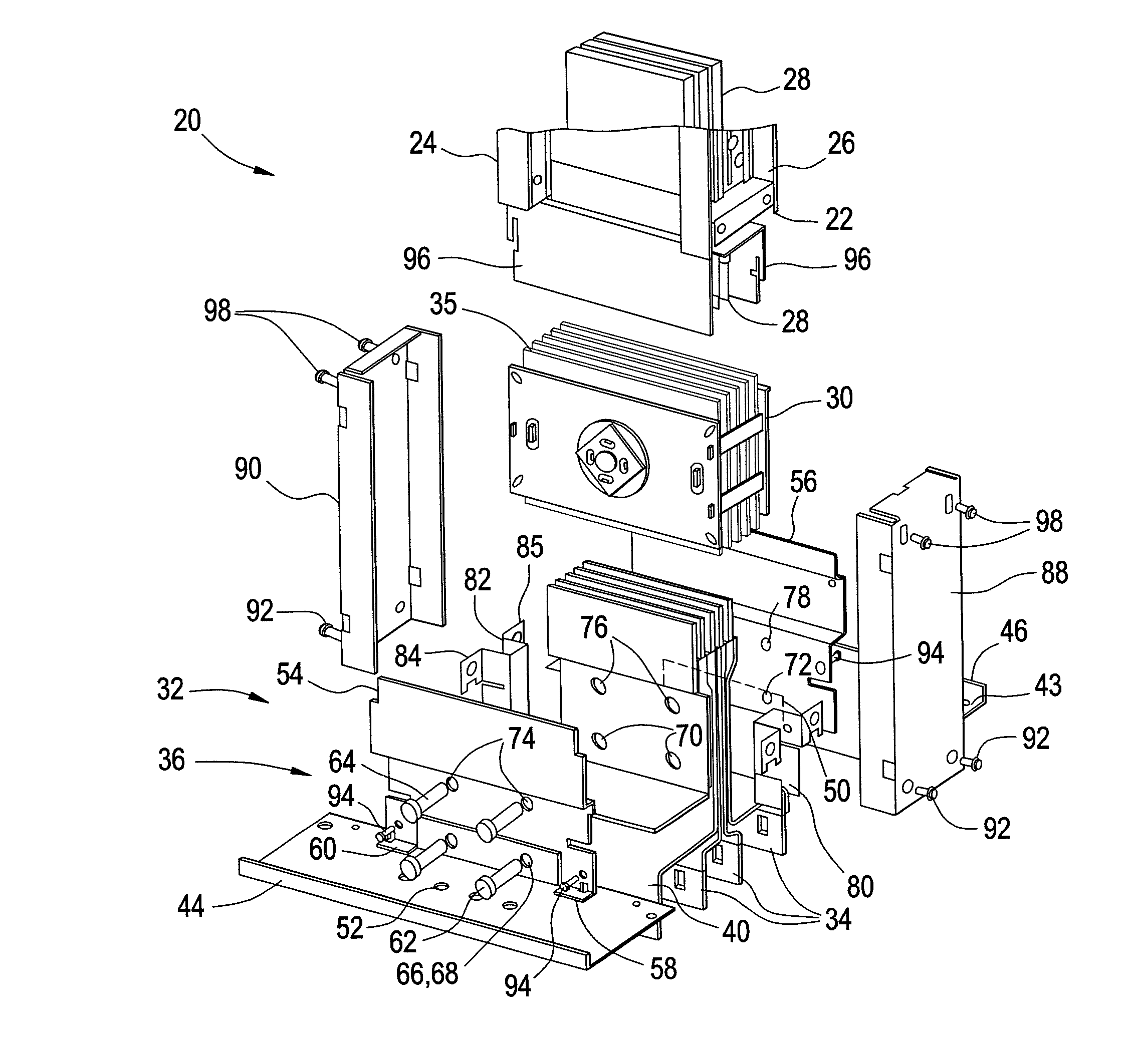 Electrical busway flange end stub