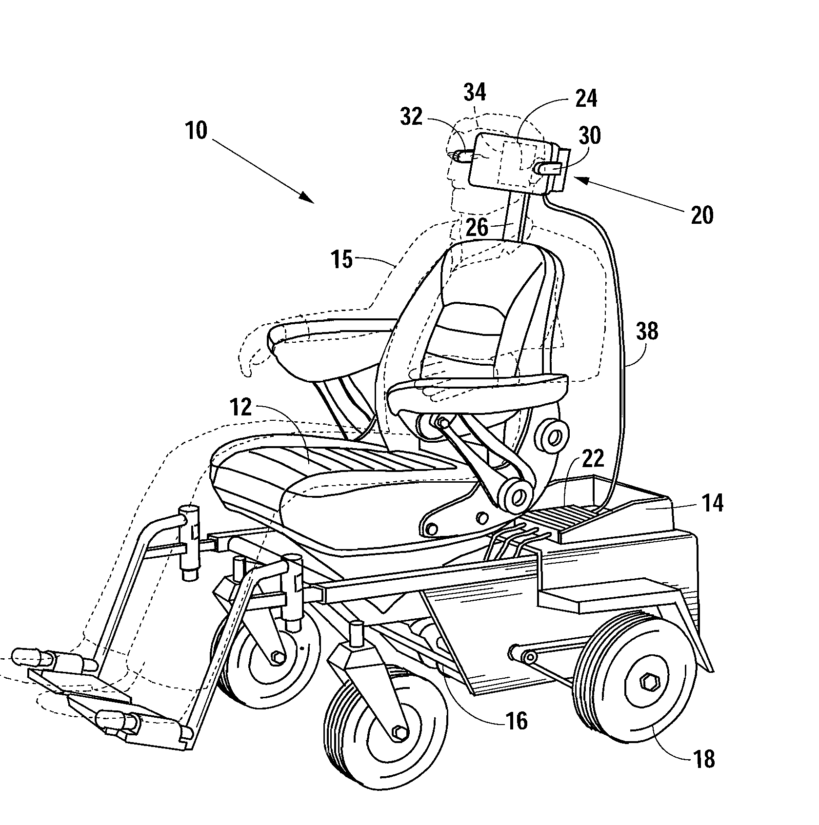 Method and apparatus for electronically controlling a motorized device