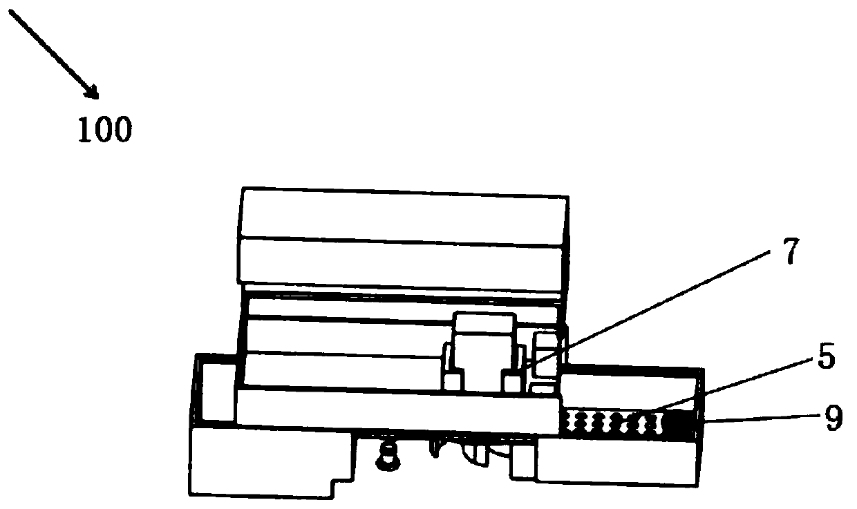 Impeller-type centrifugal negative-pressure dust-suction blackboard eraser provided with vibrating pieces used for vibrating brush