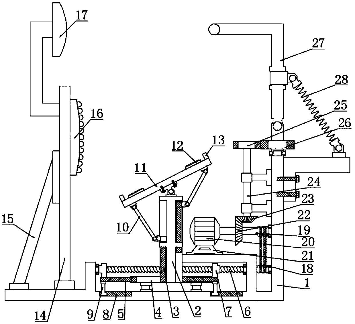 Medical limb rehabilitation training device