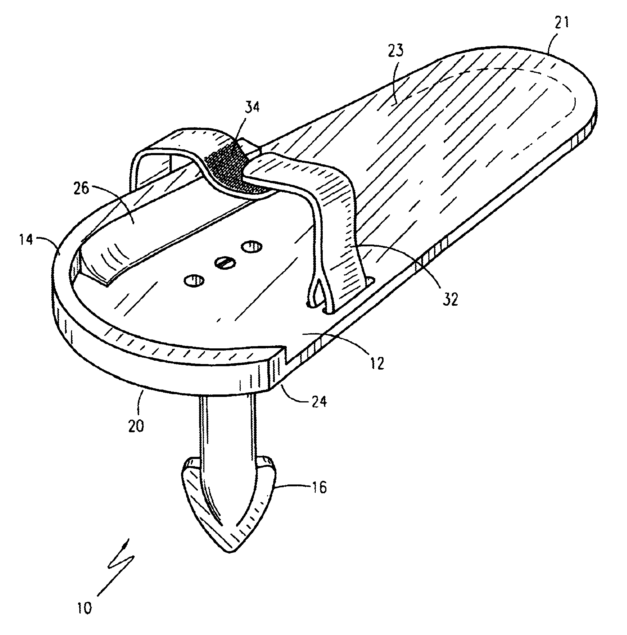 Sports stance and follow-through training apparatus