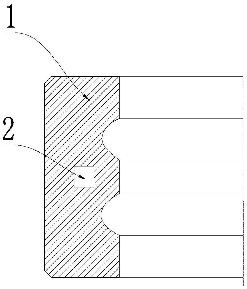 Forge piece mechanical property inspection grouping and sample taking method