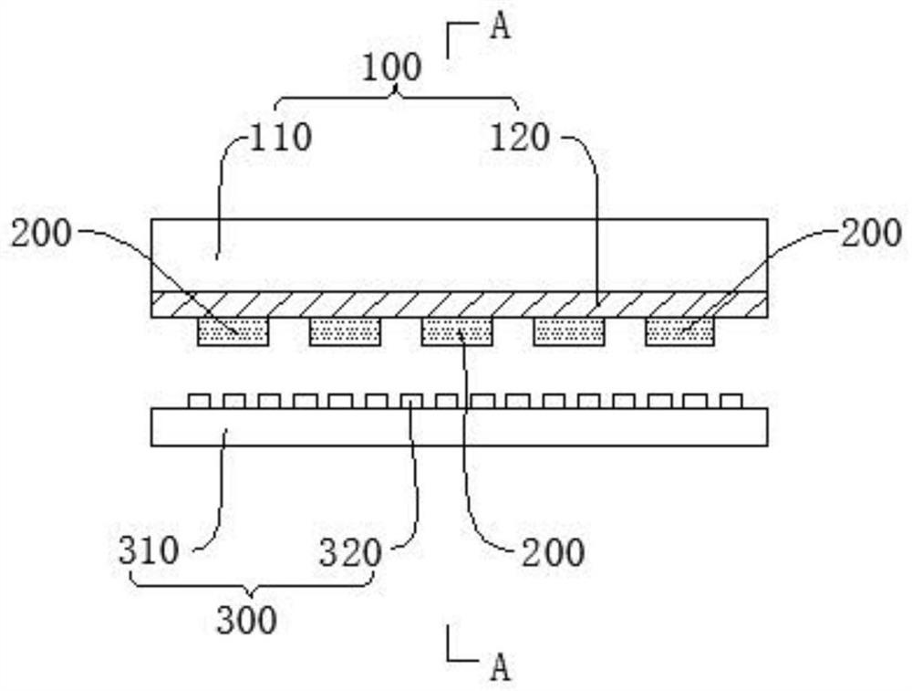 LED chip transfer method, transfer substrate preparation method and display device