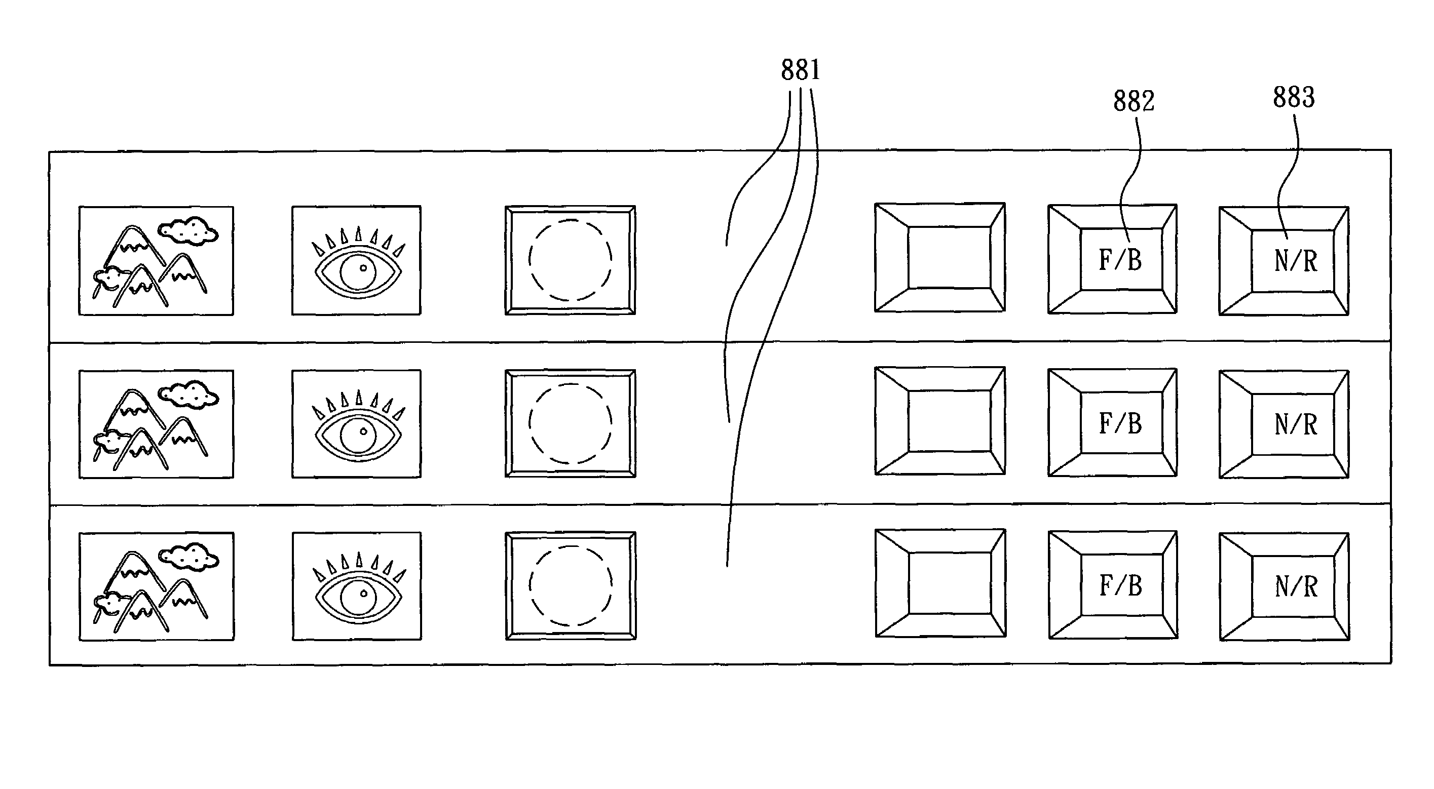 Image processing apparatus using the difference among scaled images as a layered image and method thereof