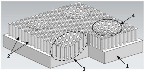 Contour-microcolumn-based open-type three-dimensional cell culture chip and preparation technique thereof