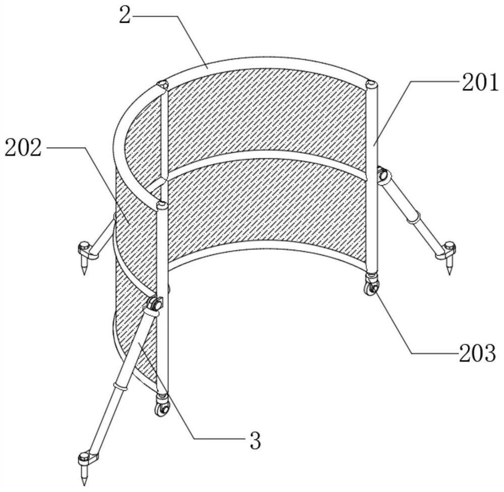 Auxiliary welding device for pile tip of highway PHC pipe pile