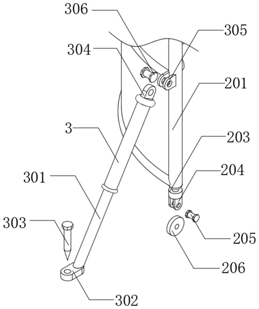 Auxiliary welding device for pile tip of highway PHC pipe pile