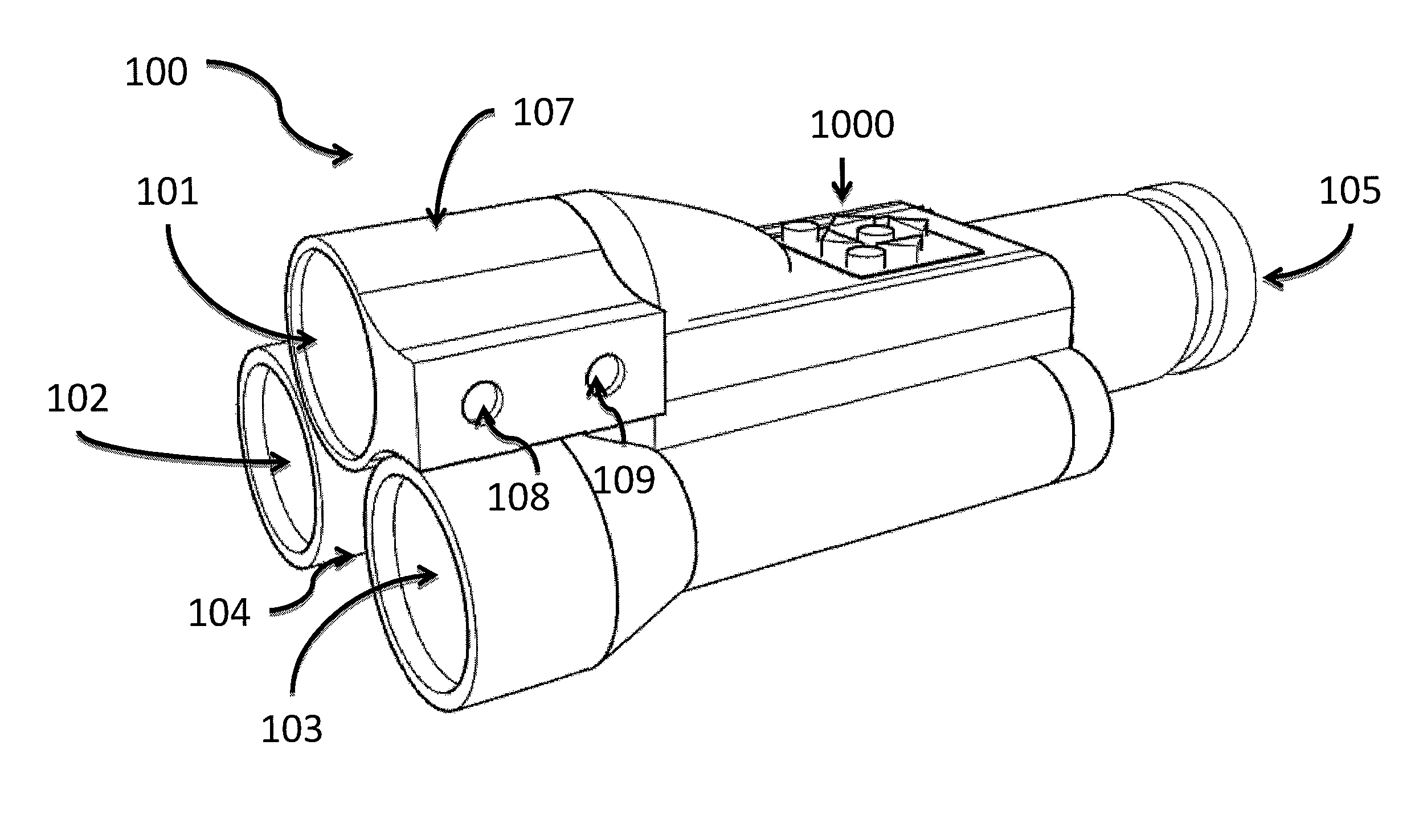 Electro-optic system for crosswind measurement