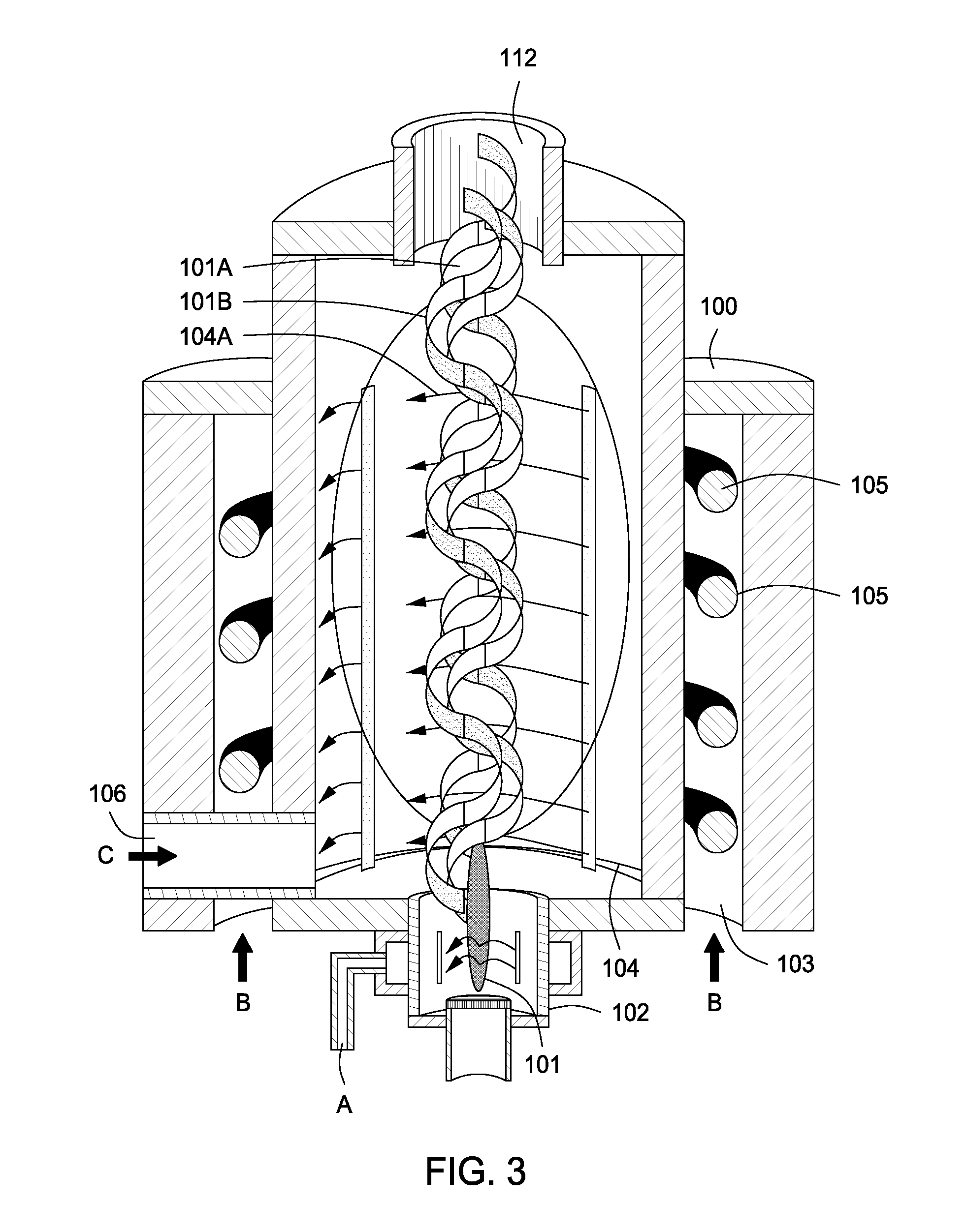 Method for treating a substance with wave energy from plasma and an electrical arc