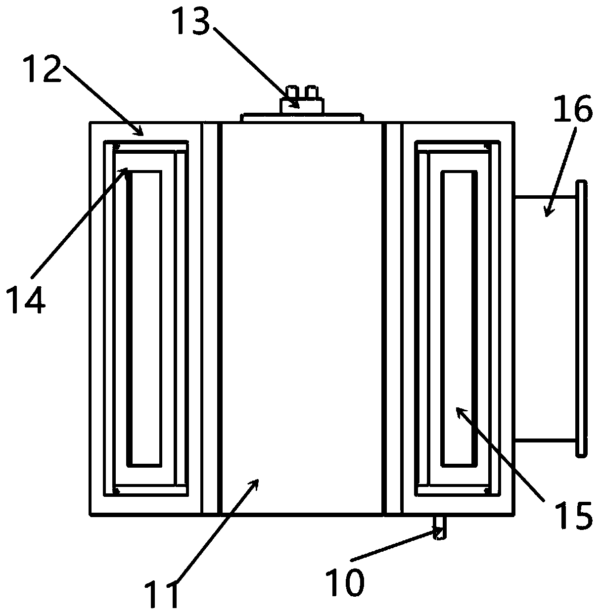 Multielement hard coating and electromagnetic enhancement magnetron sputtering preparation process thereof