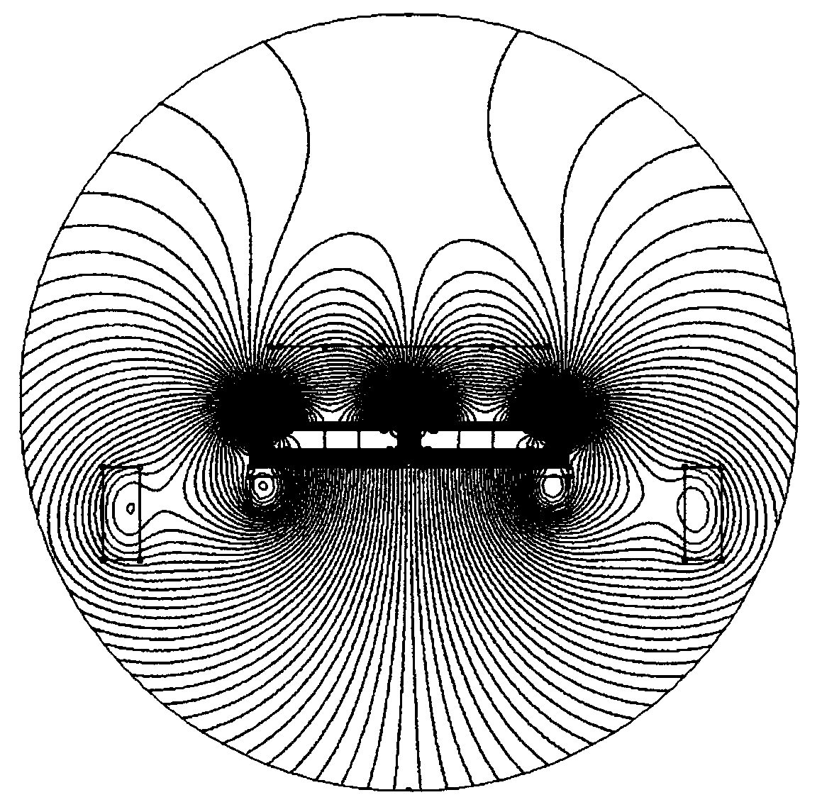 Multielement hard coating and electromagnetic enhancement magnetron sputtering preparation process thereof