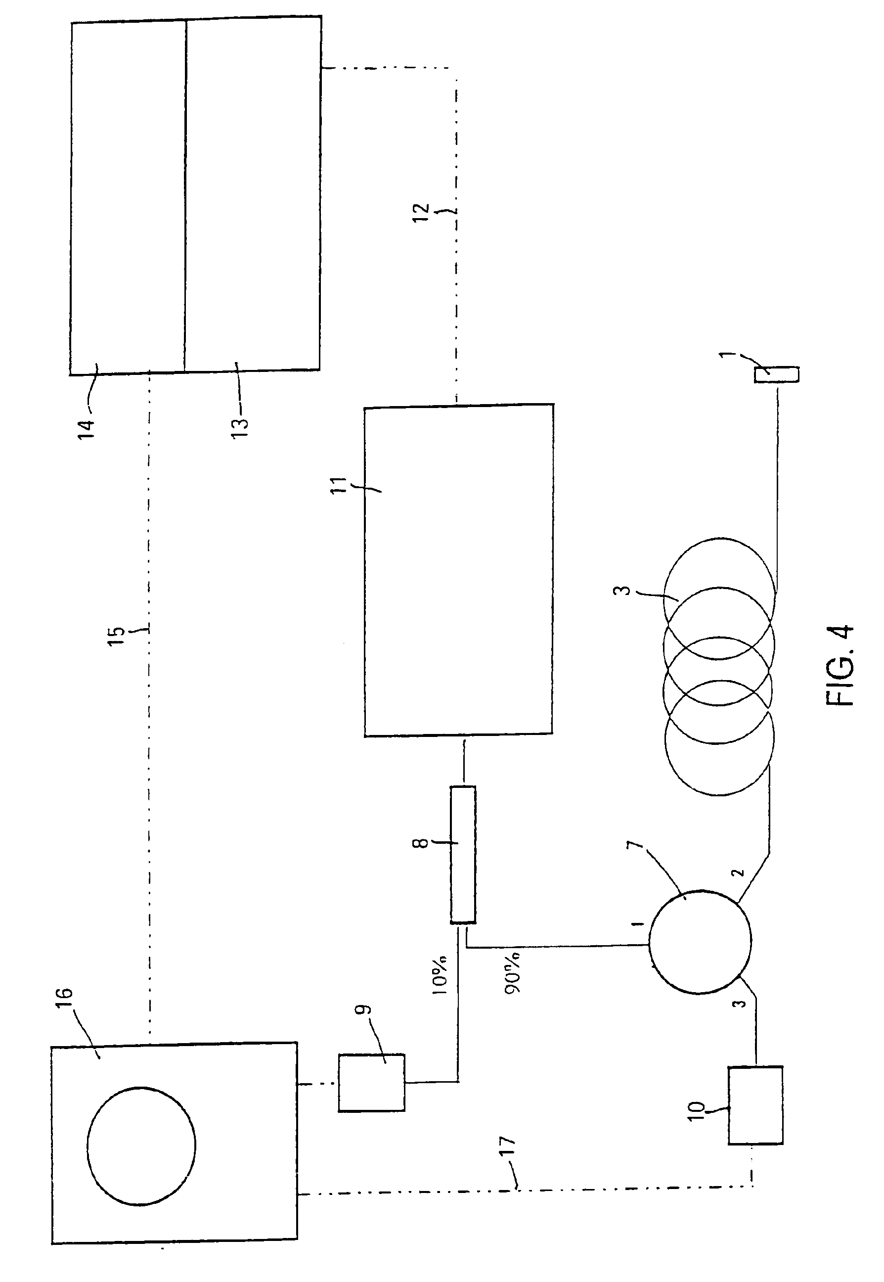 Measuring method for individual fibers of cables