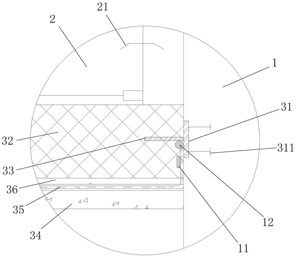 Supporting structure for foundation pit excavation and using method