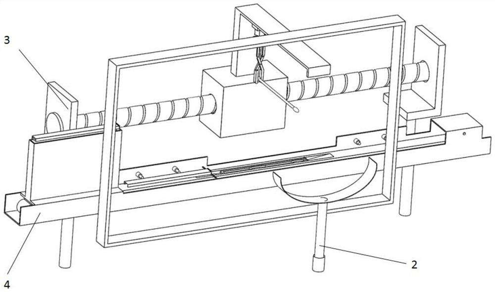 Cross infection prevention type detection device for infectious disease department