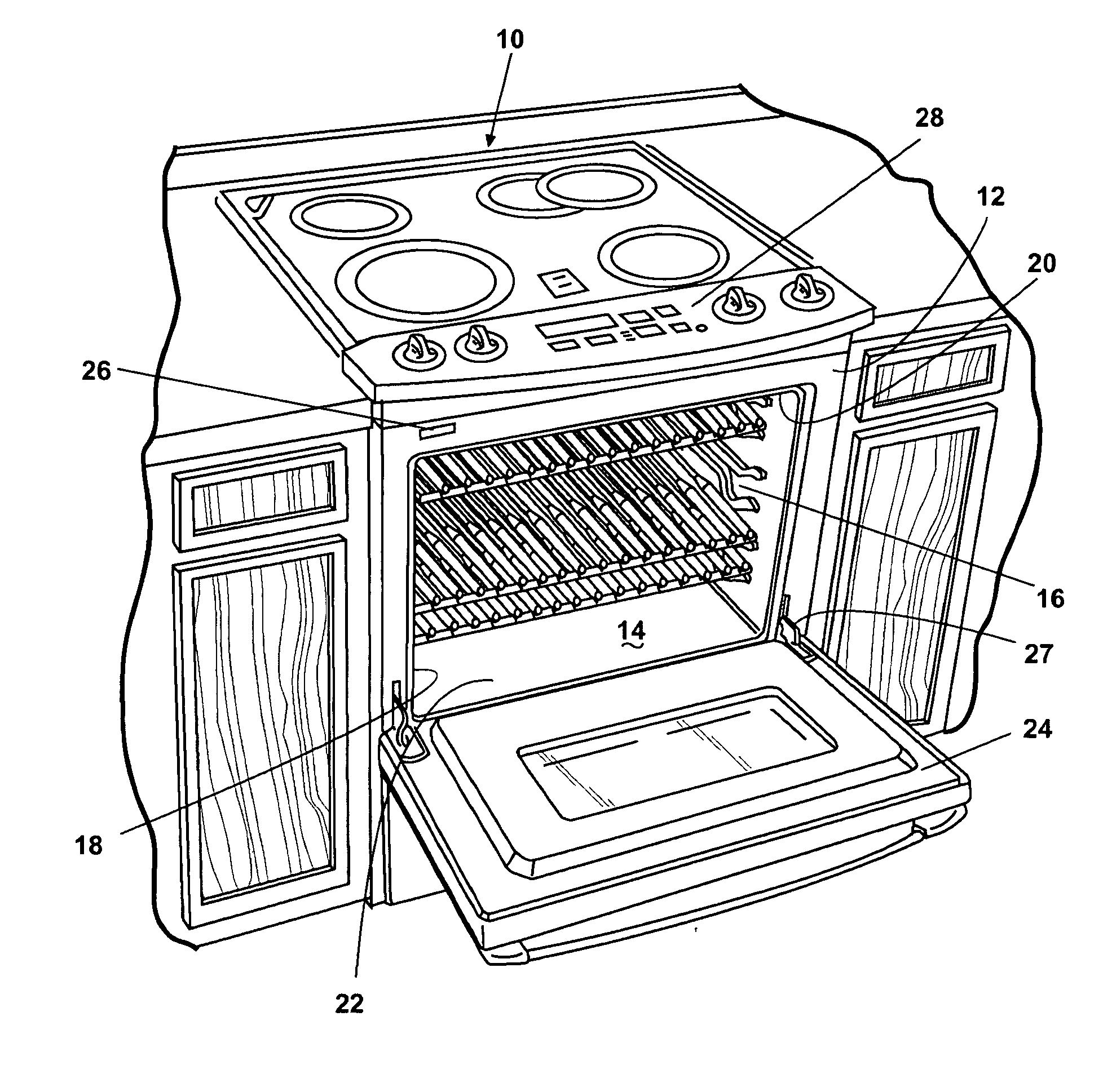 Method for baking bread using steam