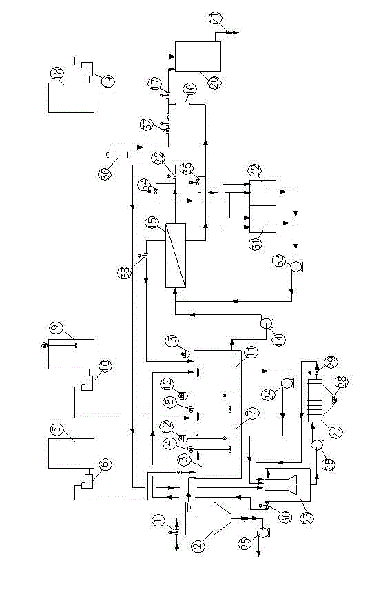 Novel wet-process flue gas desulfurization wastewater treatment system