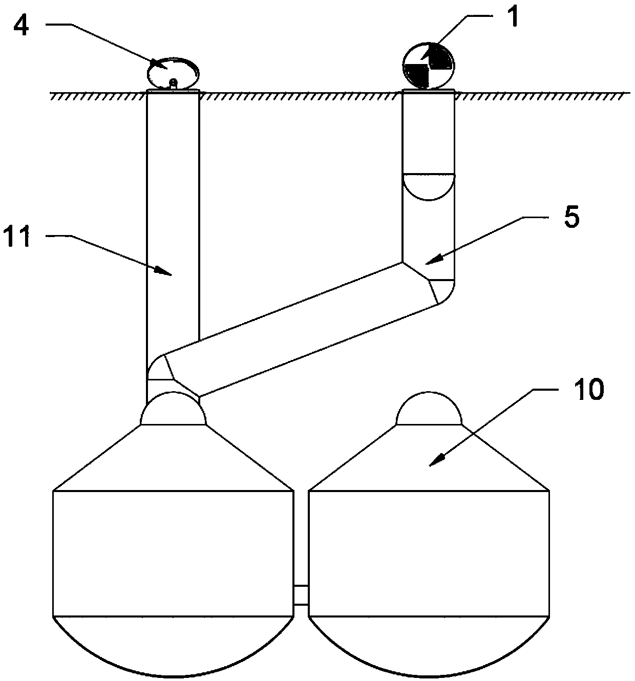 Multistage filtration rainwater collecting well device