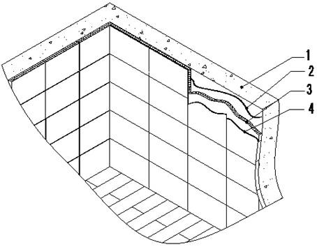 Internal wall thermal insulation building with high thermal resistance and thermal stability