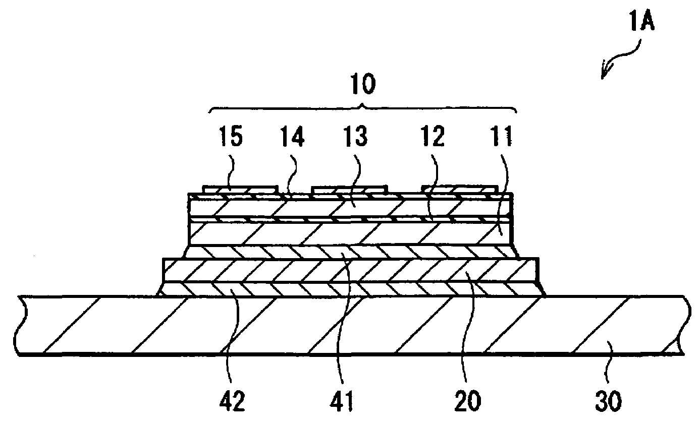 Thin film device, thin film device module, and method of forming thin film device module