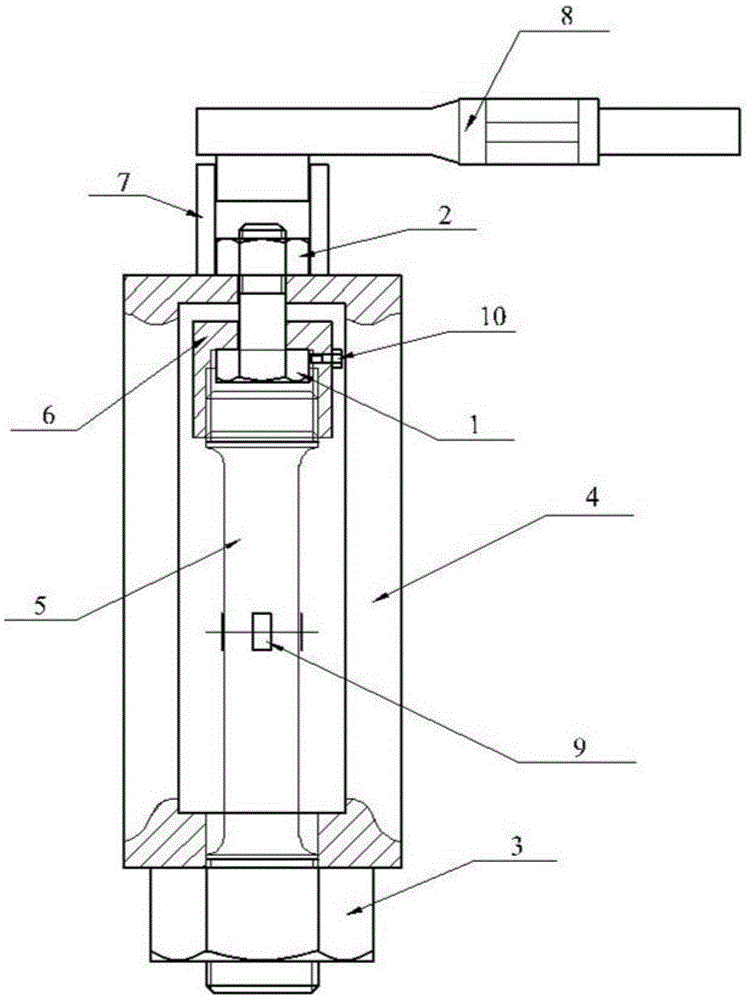 Bolt tightening torque coefficient measuring device