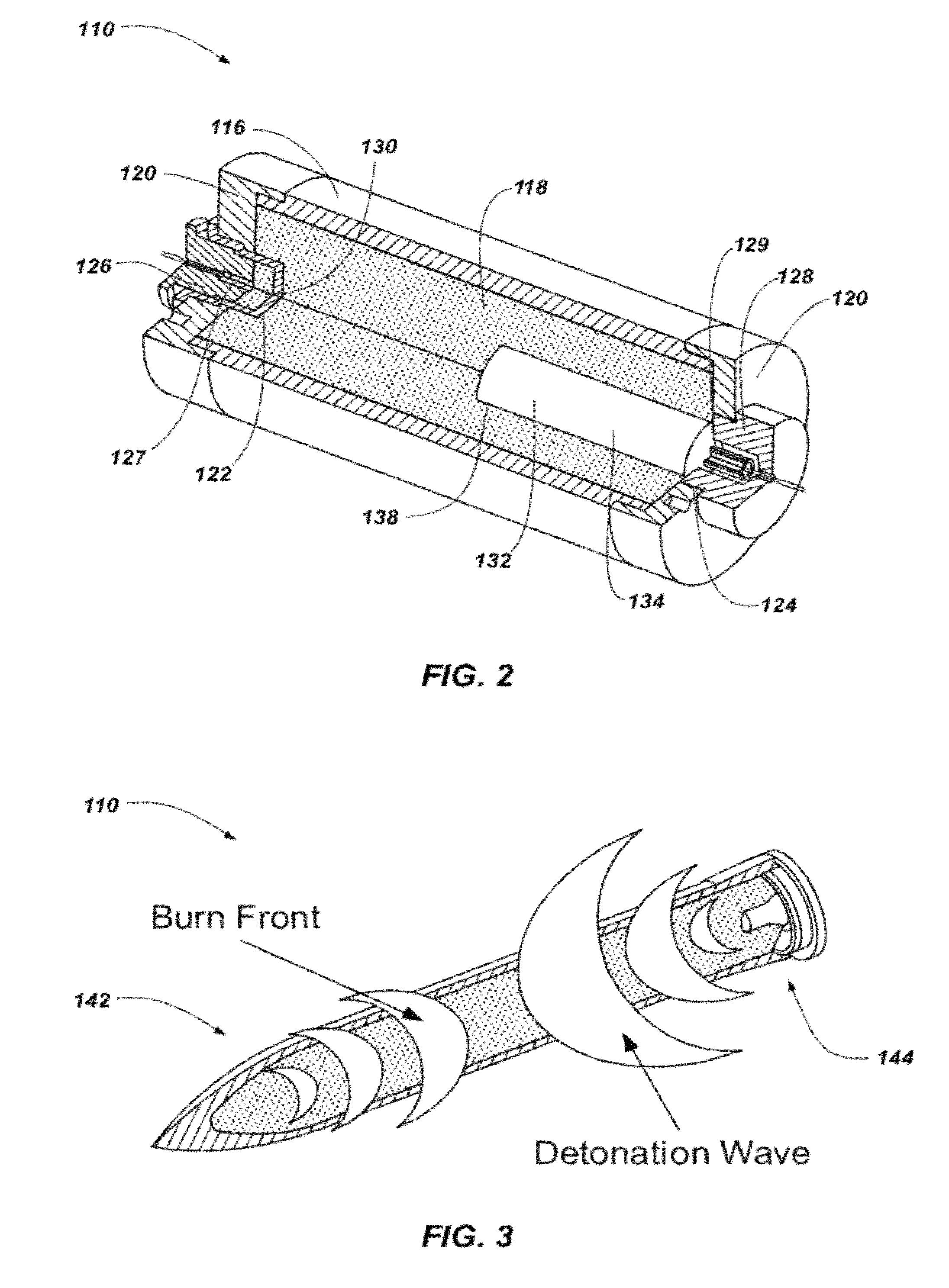 Initiation systems for explosive devices, scalable output explosive devices including initiation systems, and related methods