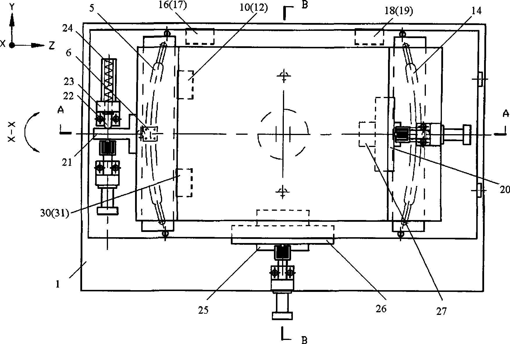 Accurate one-dimensional rotary and two-dimensional tilting table