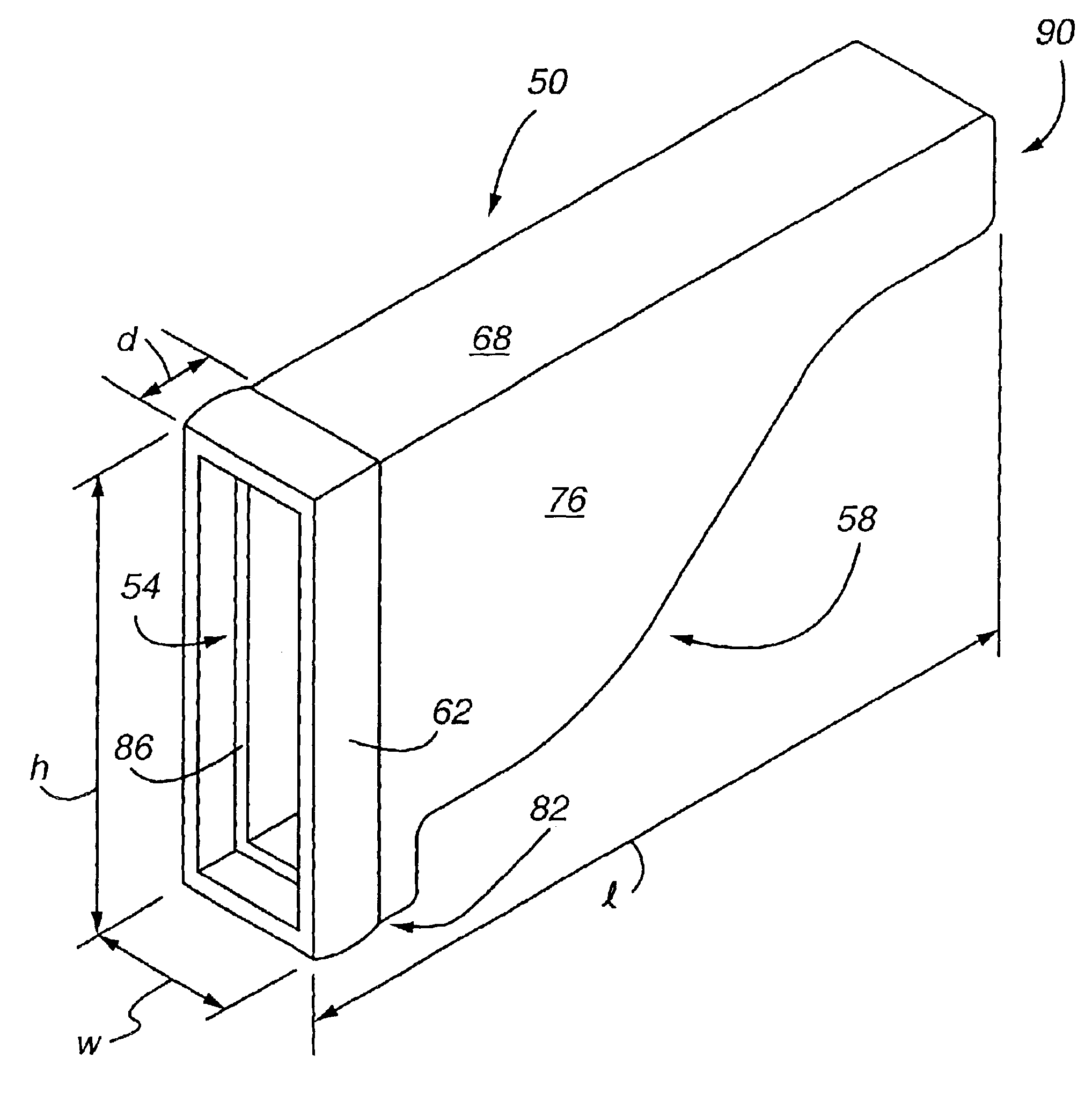 Plastic pergola end caps of extended length