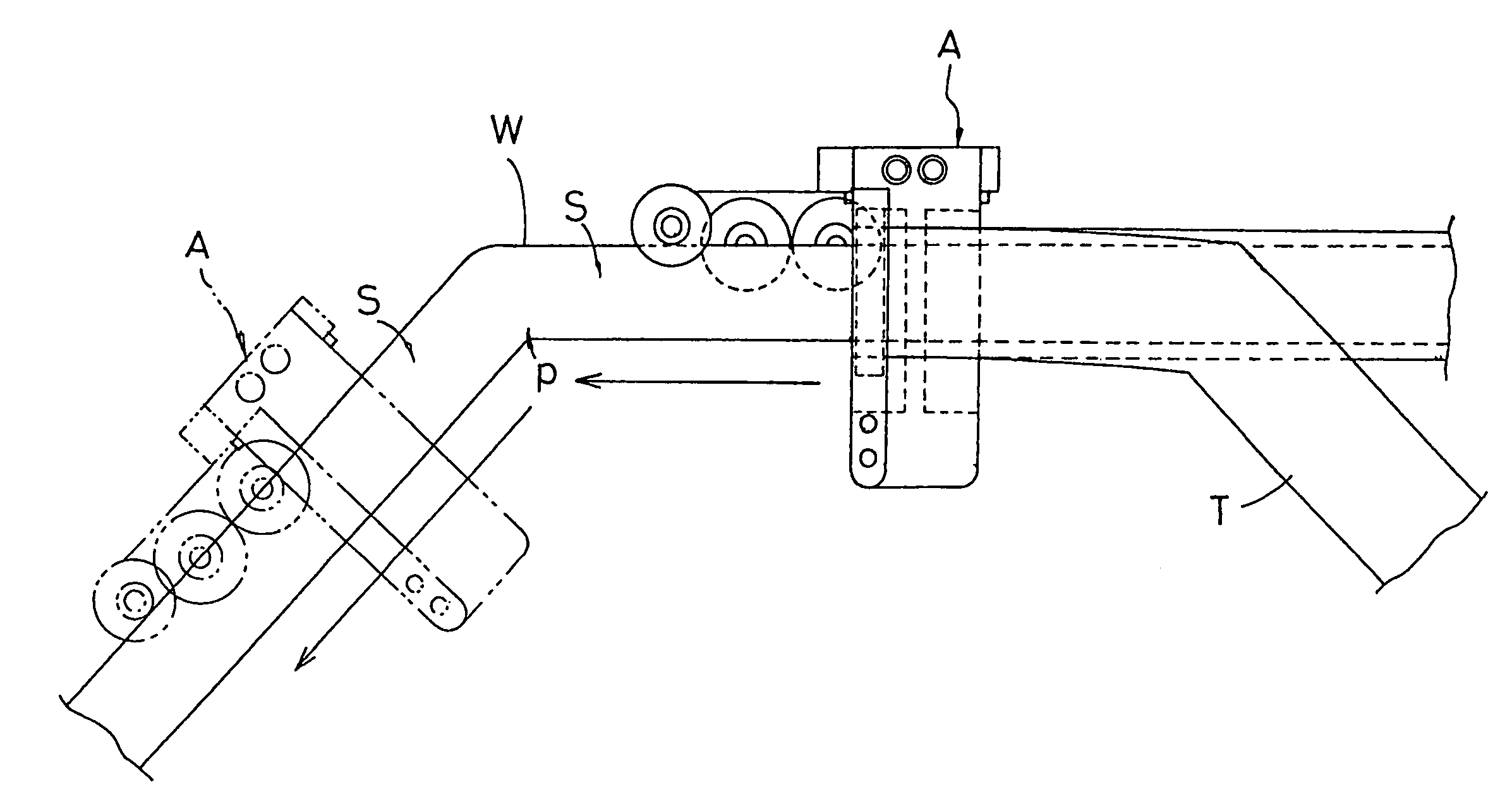 Method and apparatus for joining adhesive tape