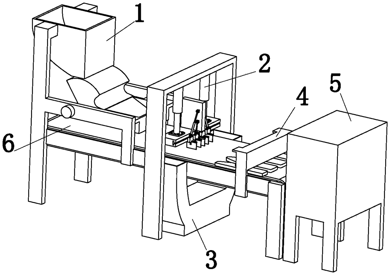 A strip solid alcohol slitting and packaging equipment