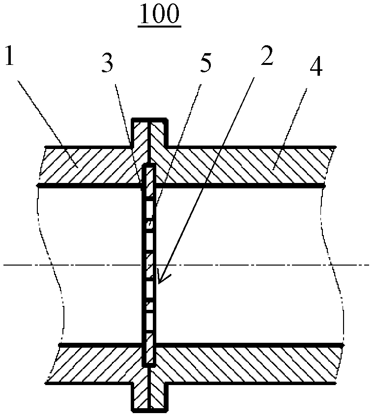 Detonation-driving shock tunnel explosive discharge device