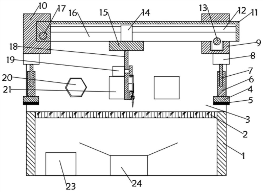 Line drawing device for costume designing