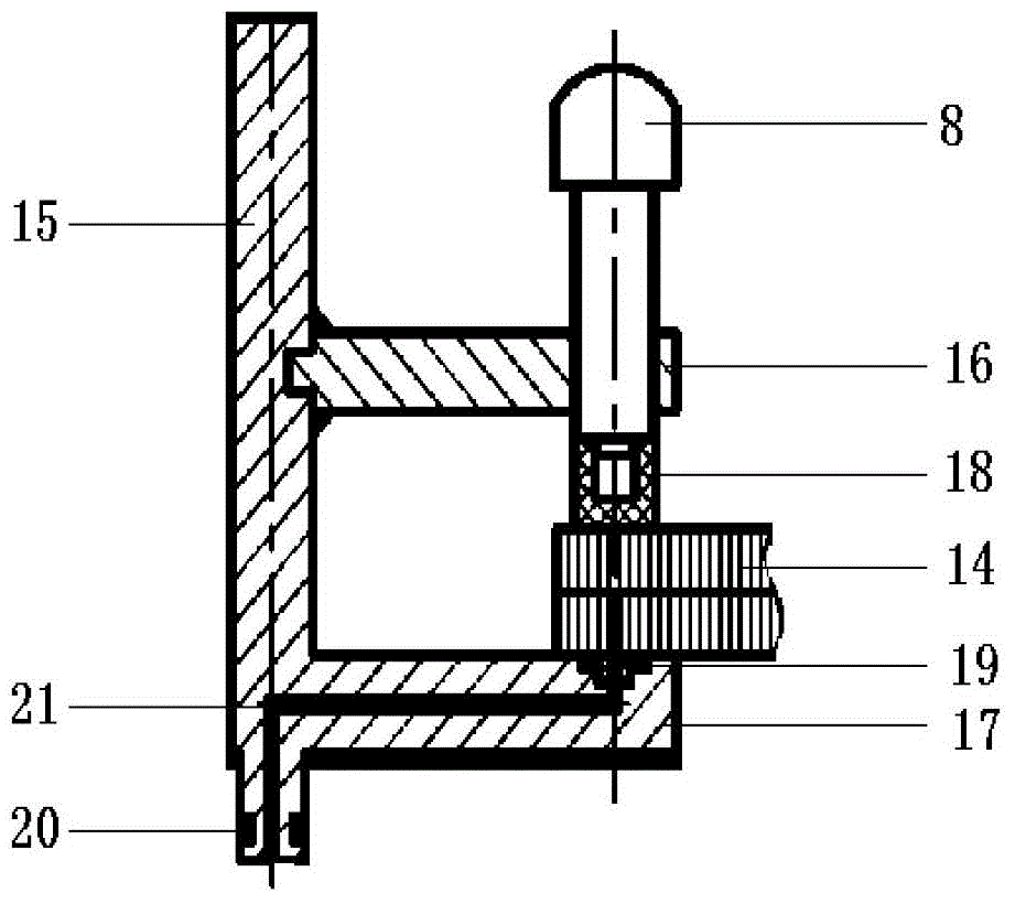 Variable high-temperature high-pressure visual rock core model holding device