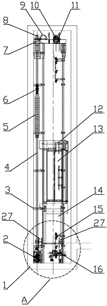 Corner door type home elevator