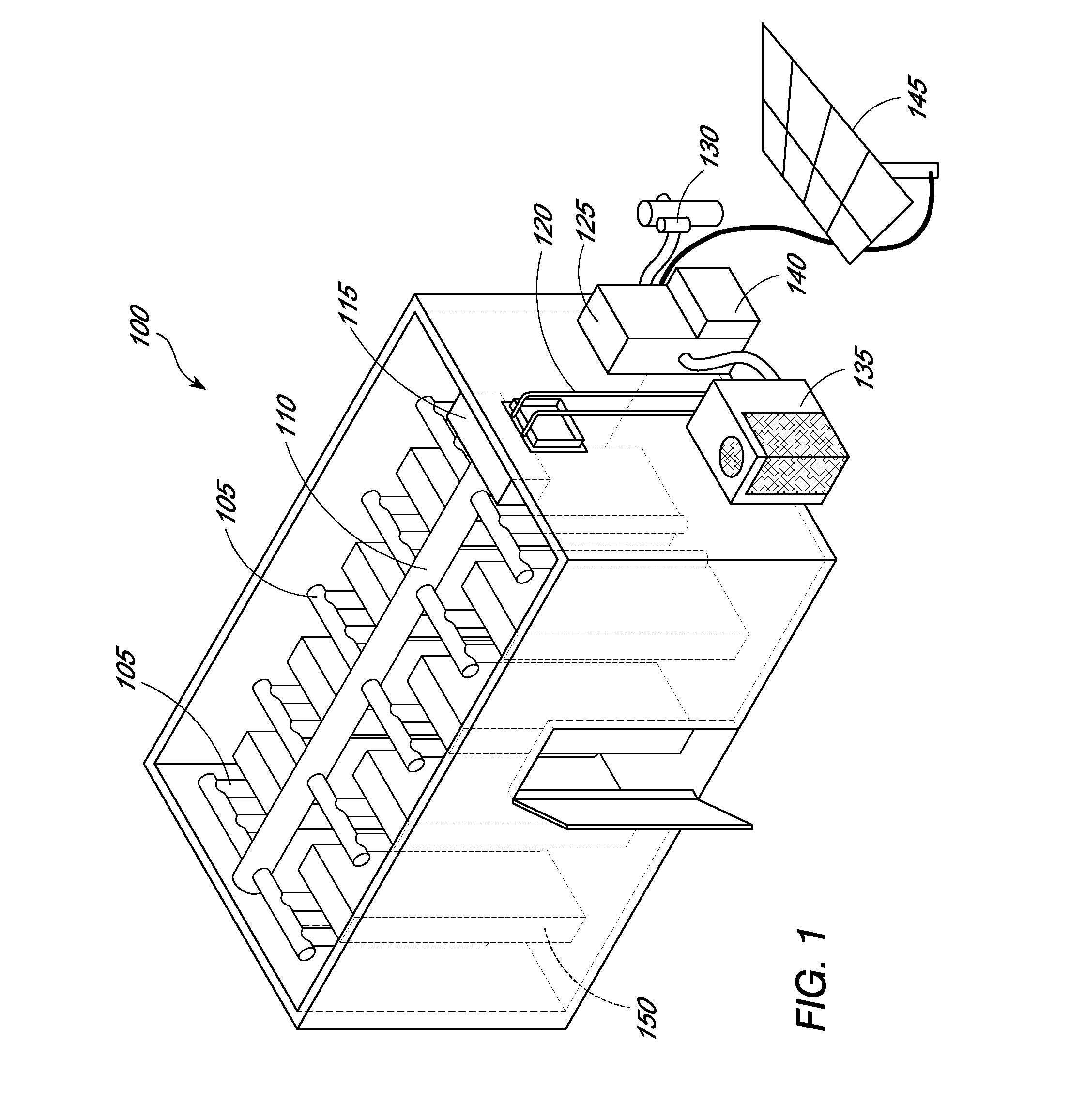 Photovoltaic power source for electromechanical system